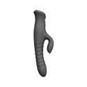 Wibrator króliczek z podwójną stymulacją – Zalo Mose 2 (Obsidian Black)