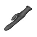 Wibrator króliczek z podwójną stymulacją – Zalo Mose 2 (Obsidian Black)