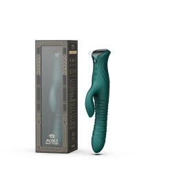 Wibrator króliczek z podwójną stymulacją – Zalo Mose 2 (Turquoise Green)