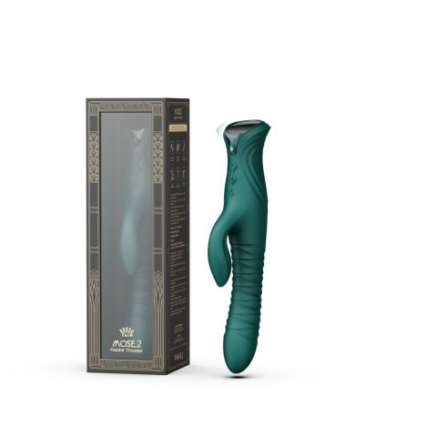 Wibrator króliczek z podwójną stymulacją – Zalo Mose 2 (Turquoise Green) Wibrator króliczek z podwójną stymulacją – Zalo Mose 2 (Turquoise Green)