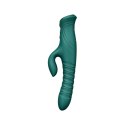 Wibrator króliczek z podwójną stymulacją – Zalo Mose 2 (Turquoise Green)