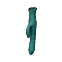 Wibrator króliczek z podwójną stymulacją – Zalo Mose 2 (Turquoise Green)
