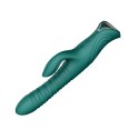 Wibrator króliczek z podwójną stymulacją – Zalo Mose 2 (Turquoise Green)
