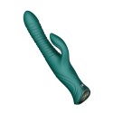 Wibrator króliczek z podwójną stymulacją – Zalo Mose 2 (Turquoise Green)