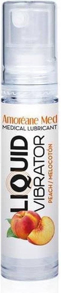 Wibrator w płynie – Amoreane Liquid Vibrator Peach 10 ml Wibrator w płynie – Amoreane Liquid Vibrator Peach 10 ml