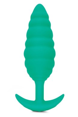 Korek analny wibrujący – B-Vibe Twist Plug Green