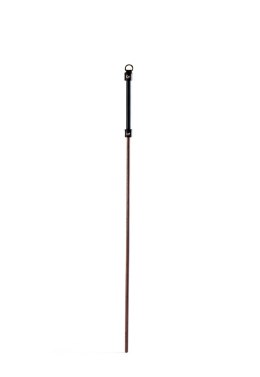Drewniana rózga BDSM ze skórzanym uchwytem – UPKO Leather Spanking Stick