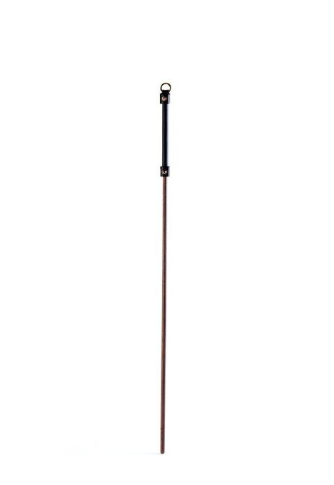Drewniana rózga BDSM ze skórzanym uchwytem – UPKO Leather Spanking Stick