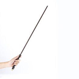 Drewniana rózga BDSM ze skórzanym uchwytem – UPKO Leather Spanking Stick