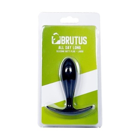 Korek analny – All Day Long Silicone Butt Plug Black L Brutus Korek analny – All Day Long Silicone Butt Plug Black L Brutus