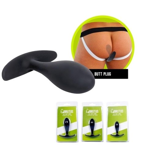 Korek analny – All Day Long Silicone Butt Plug Black L Brutus Korek analny – All Day Long Silicone Butt Plug Black L Brutus