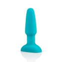 Korek analny wibrujący – b-Vibe Rimming Plug 2 Teal