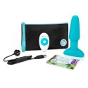 Korek analny wibrujący – b-Vibe Rimming Plug 2 Teal
