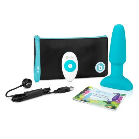 Korek analny wibrujący – b-Vibe Rimming Plug 2 Teal Korek analny wibrujący – b-Vibe Rimming Plug 2 Teal