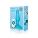 Korek analny wibrujący – b-Vibe Rimming Plug 2 Teal