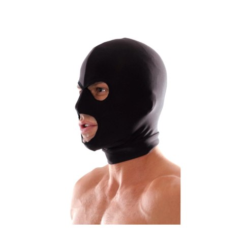 Maska Pipedream Fetish Fantasy Spandex Hood z 3 otworami (czarna) Maska Pipedream Fetish Fantasy Spandex Hood z 3 otworami (czarna)