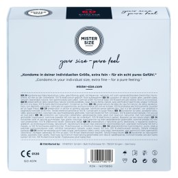 Prezerwatywy Mister Size 60 mm – 36 szt.