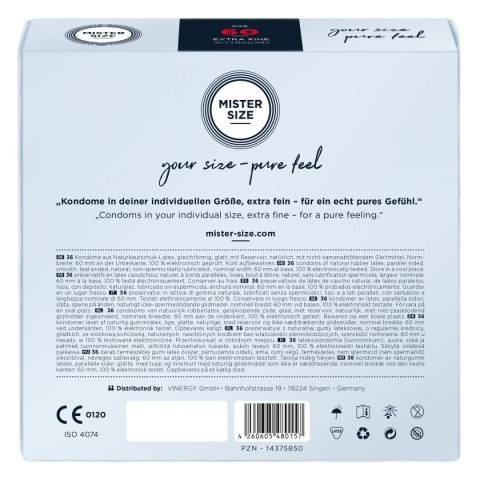 Prezerwatywy Mister Size 60 mm – 36 szt. Prezerwatywy Mister Size 60 mm – 36 szt.