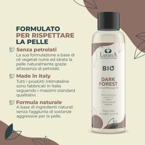 Olejek do Masażu Luxuria BIO Oil Dark Forest 100 ml
