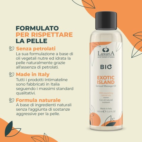 Olejek do Masażu Luxuria BIO Oil Exotic Island 100 ml