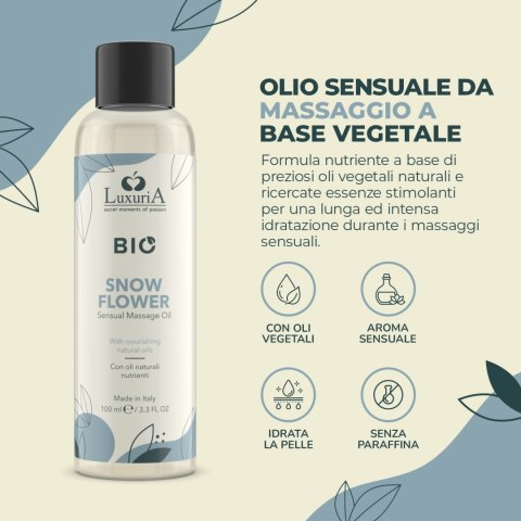 Olejek do Masażu Luxuria BIO Oil Snow Flower 100 ml Olejek do Masażu Luxuria BIO Oil Snow Flower 100 ml