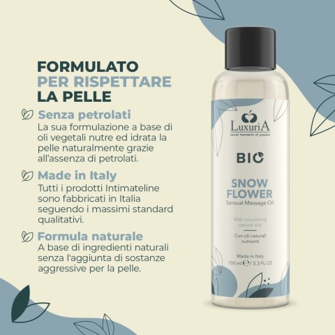 Olejek do Masażu Luxuria BIO Oil Snow Flower 100 ml Olejek do Masażu Luxuria BIO Oil Snow Flower 100 ml
