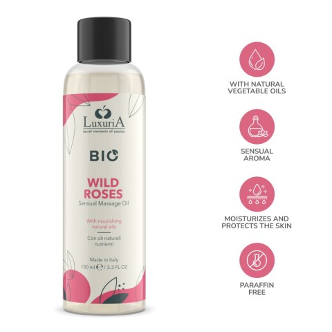 Olejek do Masażu Luxuria BIO Oil Wild Roses 100 ml