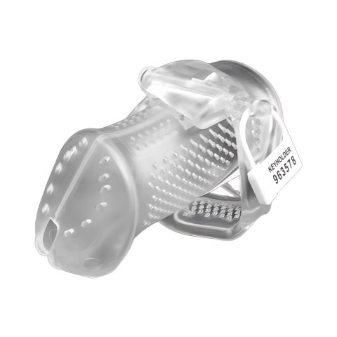 Klatka cnoty BRUTUS Airmesh Clear – przezroczysta, wentylowana klatka dla długotrwałej dyscypliny Klatka cnoty BRUTUS Airmesh Clear – przezroczysta, wentylowana klatka dla długotrwałej dyscypliny