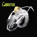 Pas cnoty z elektrostymulacją – Volt Cage Electro Chastity Cage Clear Brutus