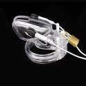 Pas cnoty z elektrostymulacją – Volt Cage Electro Chastity Cage Clear Brutus