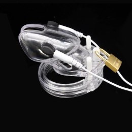 Pas cnoty z elektrostymulacją – Volt Cage Electro Chastity Cage Clear Brutus