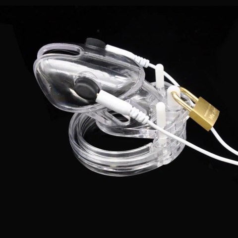 Pas cnoty z elektrostymulacją – Volt Cage Electro Chastity Cage Clear Brutus Pas cnoty z elektrostymulacją – Volt Cage Electro Chastity Cage Clear Brutus