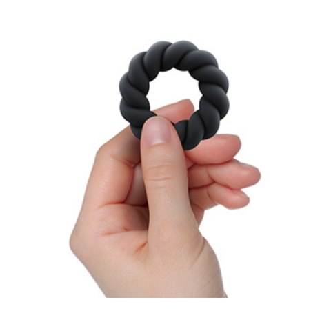 Pierścień erekcyjny – Rocks-Off Twisted Black Pierścień erekcyjny – Rocks-Off Twisted Black