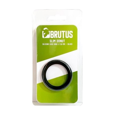Pierścień erekcyjny silikonowy 50 mm – Brutus Slim Donut Black Pierścień erekcyjny silikonowy 50 mm – Brutus Slim Donut Black