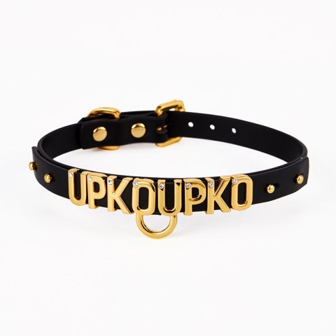 Spersonalizowana obroża skórzana – UPKO Your Name Collection Choker