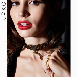 Spersonalizowana obroża skórzana – UPKO Your Name Collection Choker