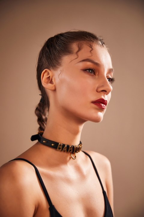 Spersonalizowana obroża skórzana – UPKO Your Name Collection Choker