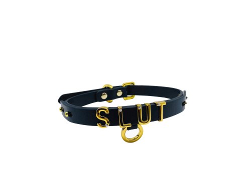 Spersonalizowana obroża skórzana – UPKO Your Name Collection Choker