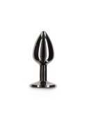 Korek analny z kryształkiem – Taboom Butt Plug Silver S