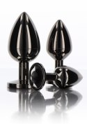 Korek analny z kryształkiem – Taboom Butt Plug Silver S