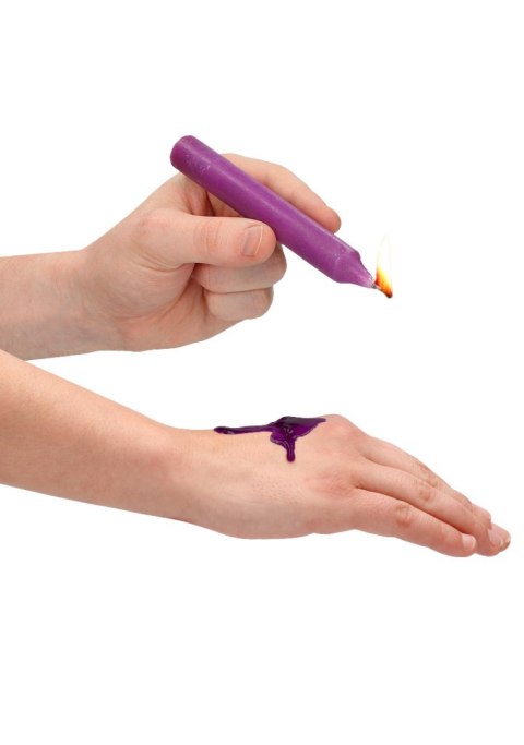 Świece do masażu erotycznego BDSM 4 szt. – Ouch! Teasing Wax Candles Mixed Colors Świece do masażu erotycznego BDSM 4 szt. – Ouch! Teasing Wax Candles Mixed Colors