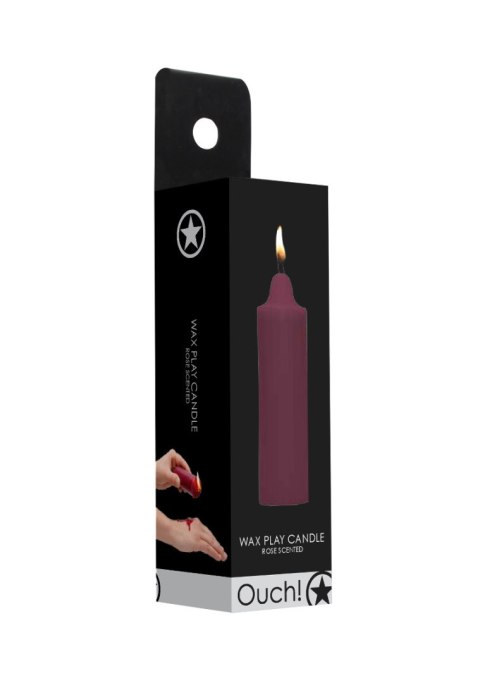 Wax Play Candle Rose Scented - Świeca Do Bdsm O Zapachu Róż Ouch! by Shots Wax Play Candle Rose Scented - Świeca Do Bdsm O Zapachu Róż Ouch! by Shots