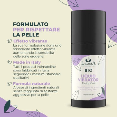 Żel Stymulujący Luxuria BIO Liquid Vibrator 15 ml