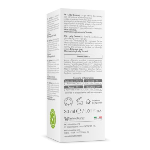 Żel Stymulujący dla Kobiet Lady Dream IntimateLine 30ml Żel Stymulujący dla Kobiet Lady Dream IntimateLine 30ml