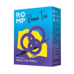 ROMP Remix Trio – zestaw 3 silikonowych pierścieni erekcyjnych