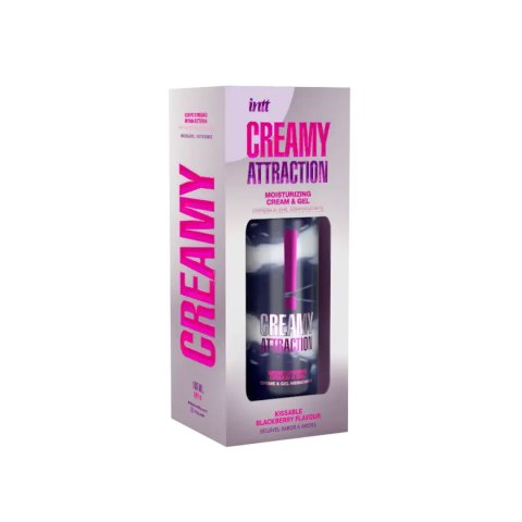 Jadalny żel do masażu Creamy Attraction Black Berry 100ml intt