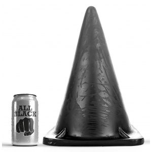 Korek analny AB35 Big Cone 28 x 18 cm All Black Korek analny AB35 Big Cone 28 x 18 cm All Black
