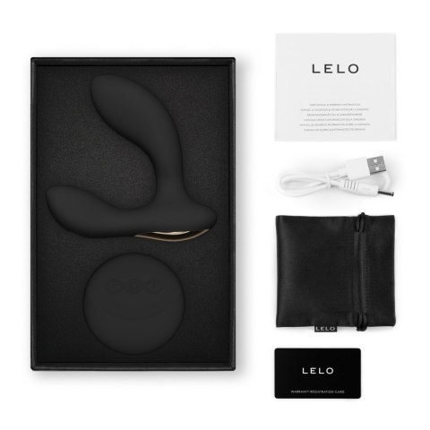 Masażer Prostaty Hugo 2 Remote Black Lelo