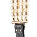 Obroża BDSM Luminious Pearl Leash And Collar Guilty Pleasure