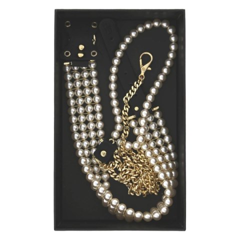 Obroża BDSM Luminious Pearl Leash And Collar Guilty Pleasure Obroża BDSM Luminious Pearl Leash And Collar Guilty Pleasure